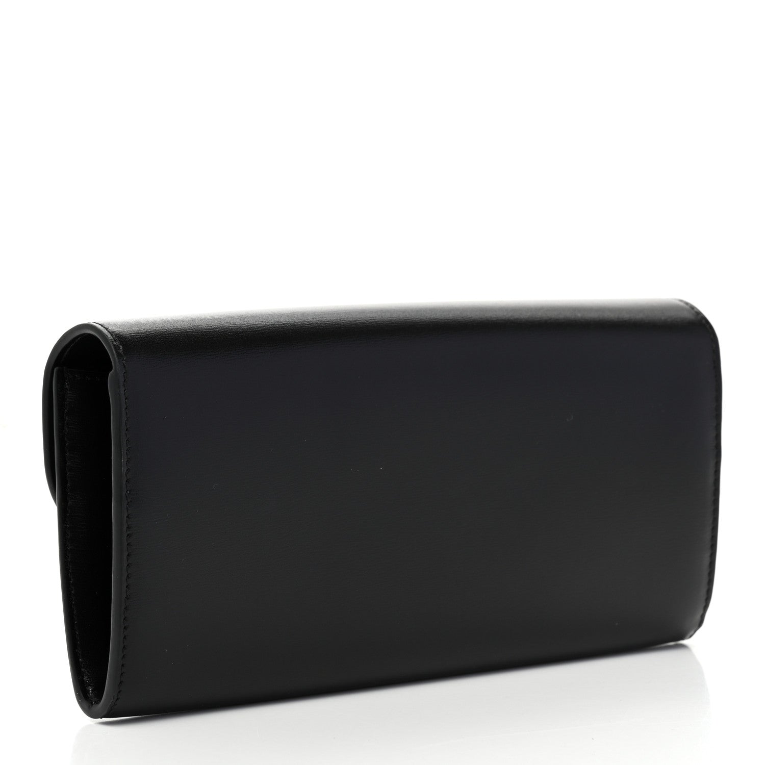 Celine Shiny Calfskin Long Triomphe Wallet Black 3 of 11
