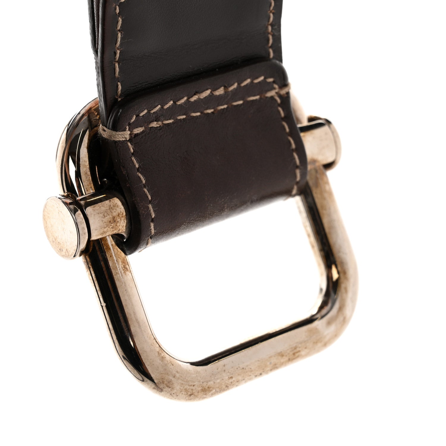 Gucci Monogram Belt 100 40 Dark Brown 6 of 7