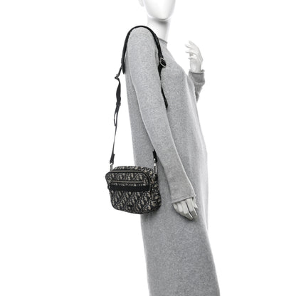 Christian Dior HOMME Oblique Safari Messenger Blue 2 of 11