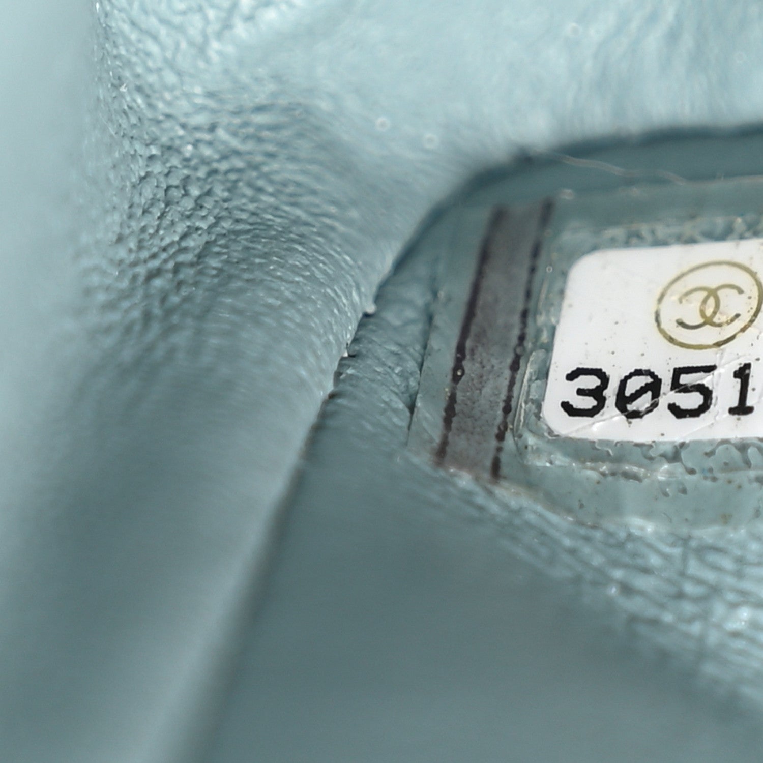 Chanel Caviar Quilted Small Double Flap Light Blue 7 of 10