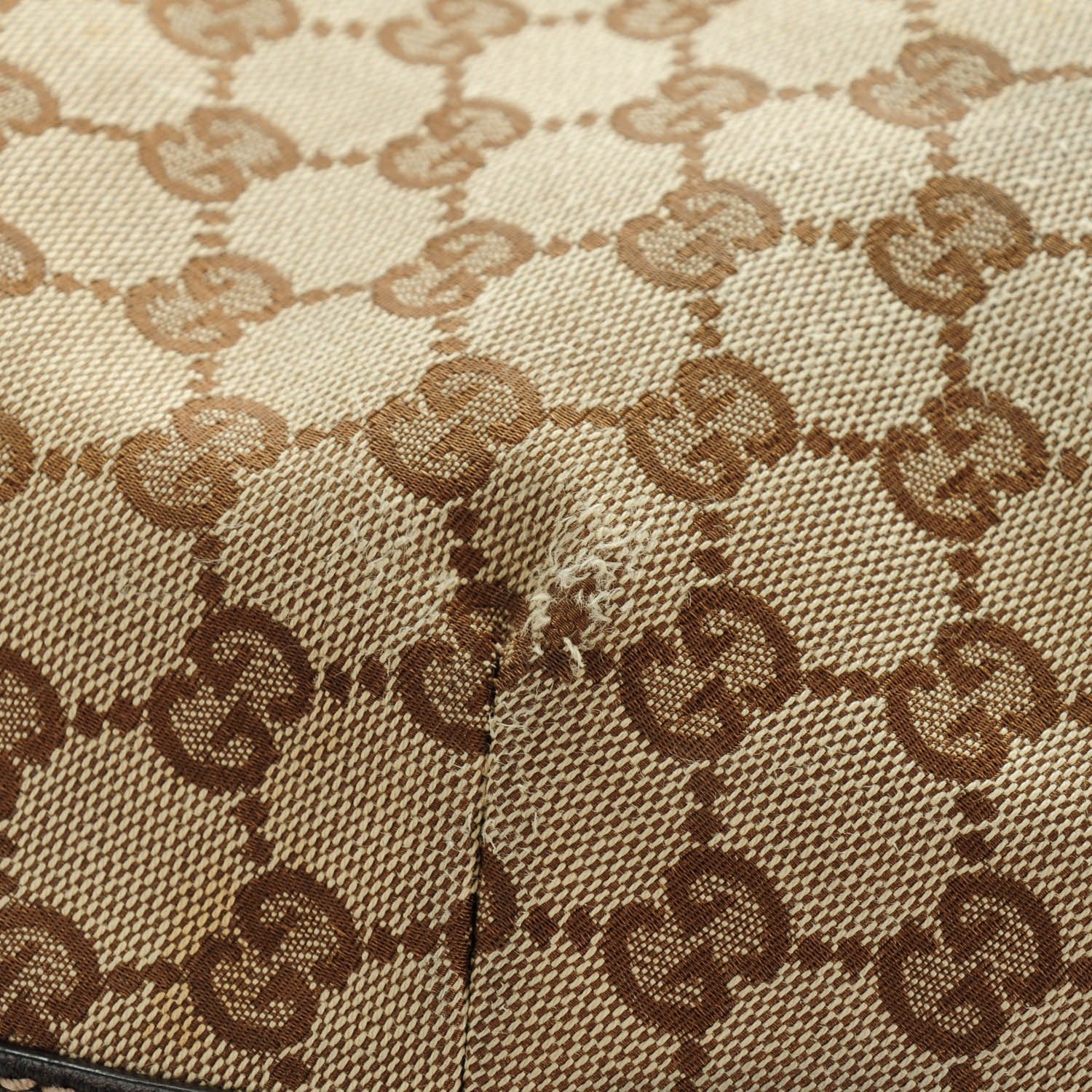 Gucci Monogram Biba Hobo Dark Brown 5 of 8