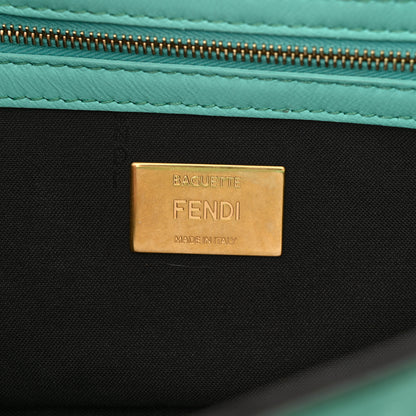 Fendi Nappa FF 1974 Embossed Baguette Tiffany 6 of 12