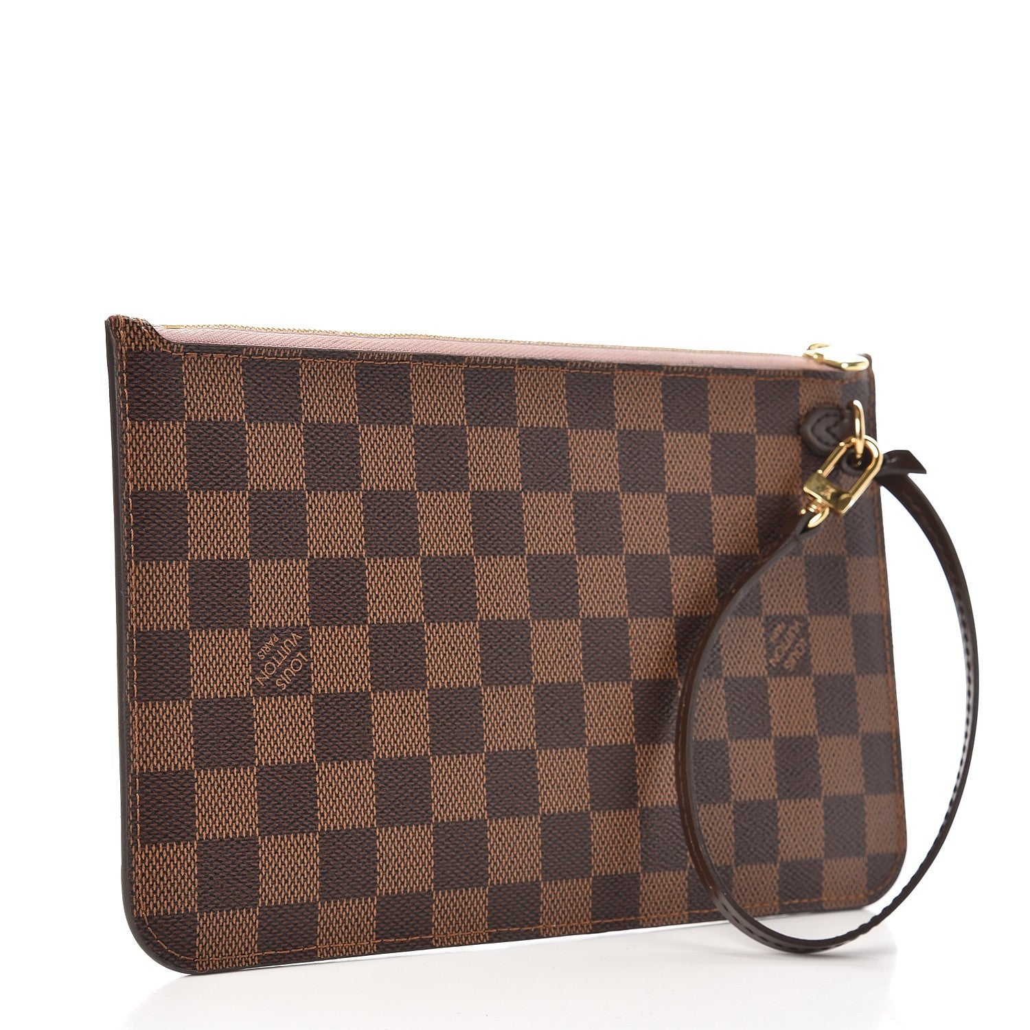 Louis Vuitton Damier Ebene Neverfull MM GM Pochette Rose Ballerine 3 of 7