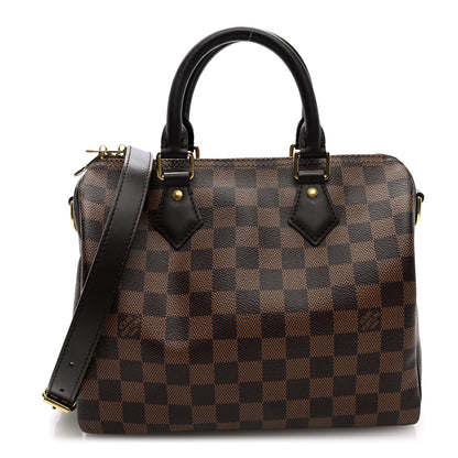 Louis Vuitton Damier Ebene Speedy Bandouliere 25 1 of 9