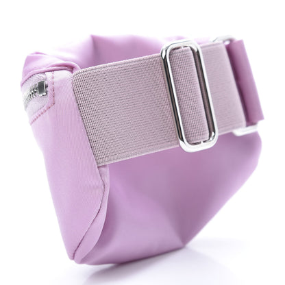 Prada Tessuto Nylon Travel Saffiano Metal Triangle Logo Mini Arm Pouch Rosa 3 of 8
