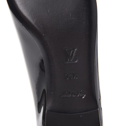 Louis Vuitton Patent Calfskin Eyeline Ballerina Flats 34.5 Black 6 of 8