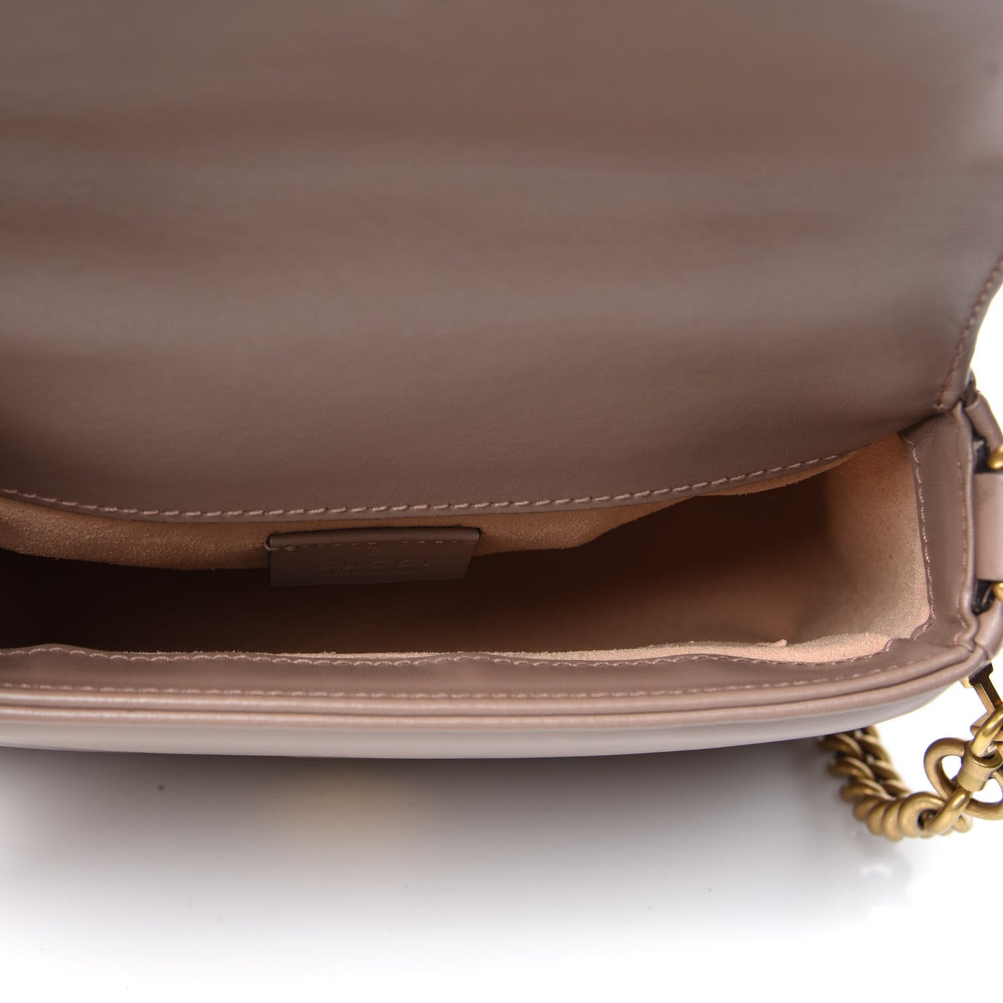 Calfskin Matelasse Mini GG Marmont Top Handle Shoulder Bag Porcelain Rose