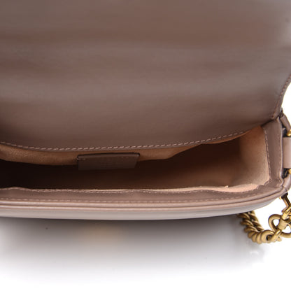Gucci Calfskin Matelasse Mini GG Marmont Top Handle Shoulder Bag Porcelain Rose 5 of 10