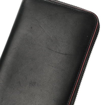 Christian Louboutin Calfskin Panettone Zip Around Wallet Black 5 of 9