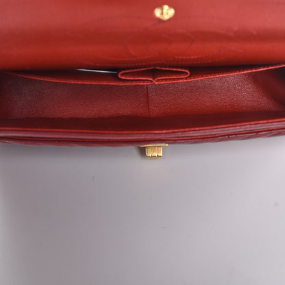 Chanel Aged Calfskin Chevron Quilted 2.55 Reissue 226 Flap Red 5 of 8