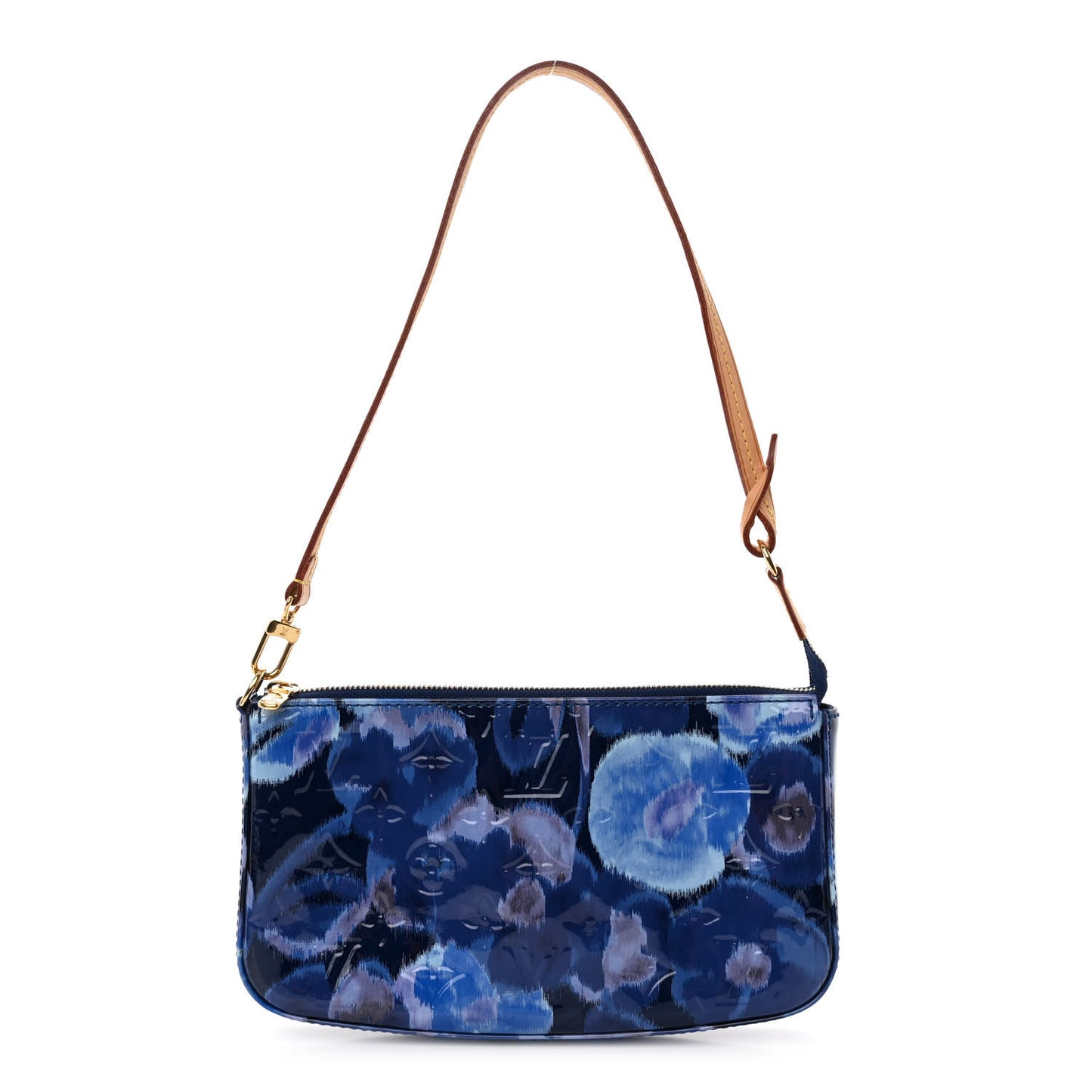 Vernis Ikat Pochette Accessories NM Grand Blue