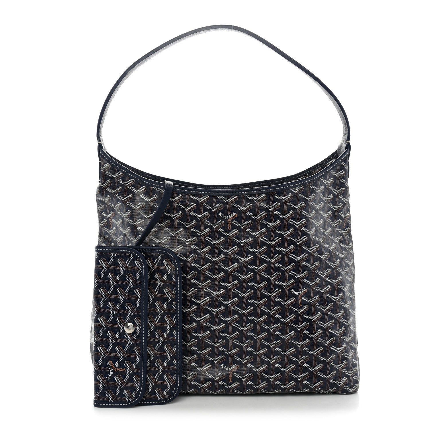 Goyard Goyardine Boheme Hobo Navy Blue 3 of 12