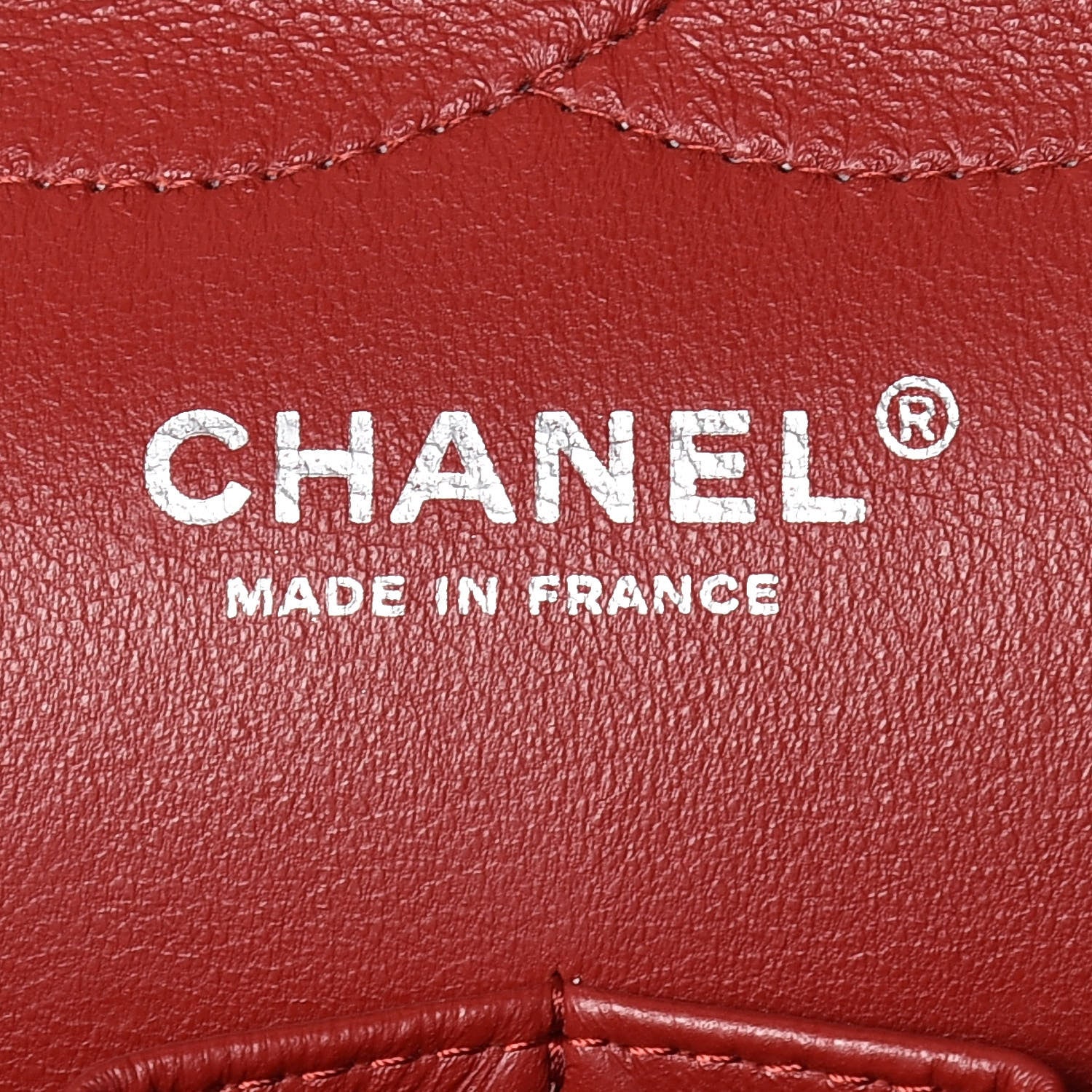 Chanel Caviar Quilted Jumbo Double Flap Red 8 of 10