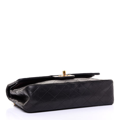 Chanel Lambskin Quilted Medium Double Flap Black 4 of 11