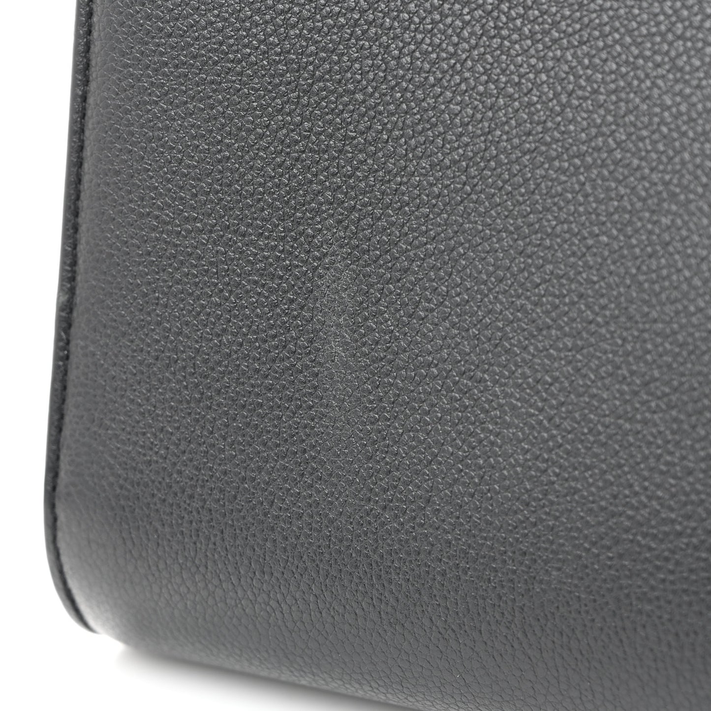 Grained Calfskin Large Sac De Jour Carryall Black