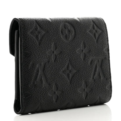 Louis Vuitton Empreinte Victorine Wallet Black 3 of 8