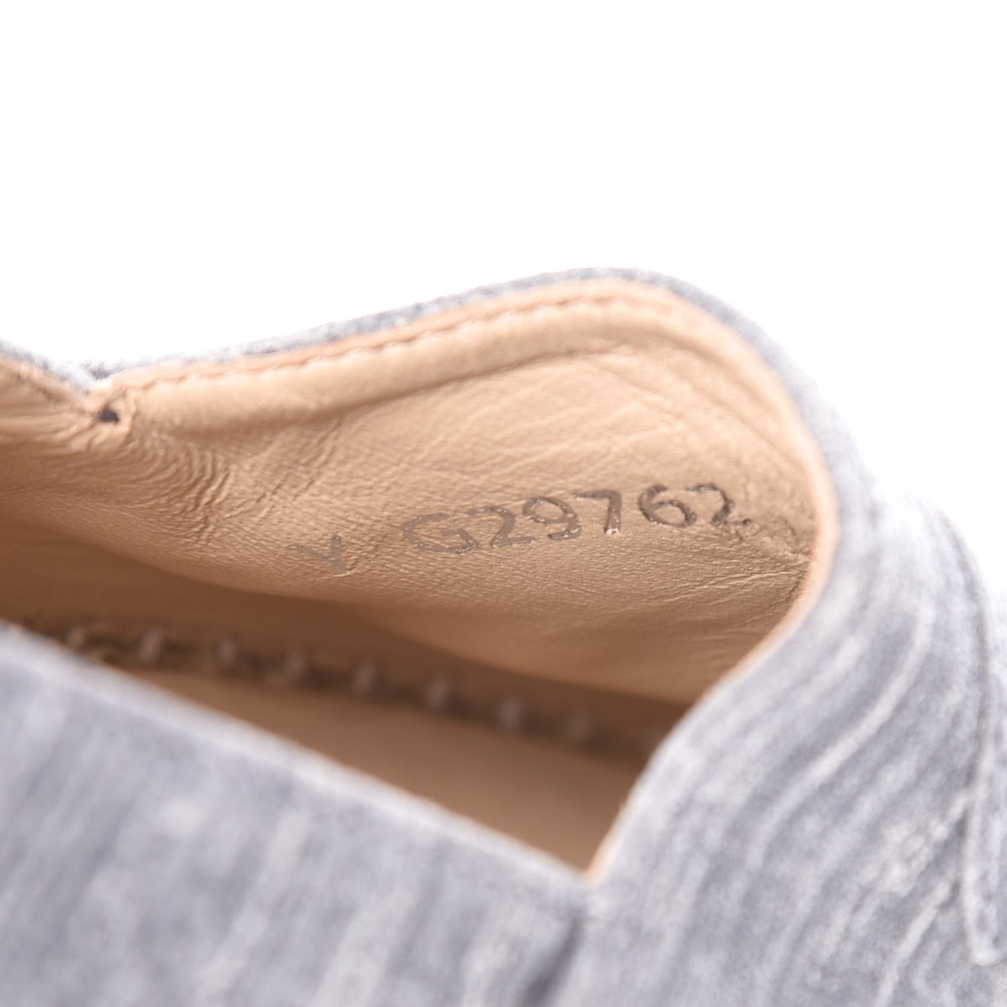 Striated Suede Espadrilles 37 Dark Grey
