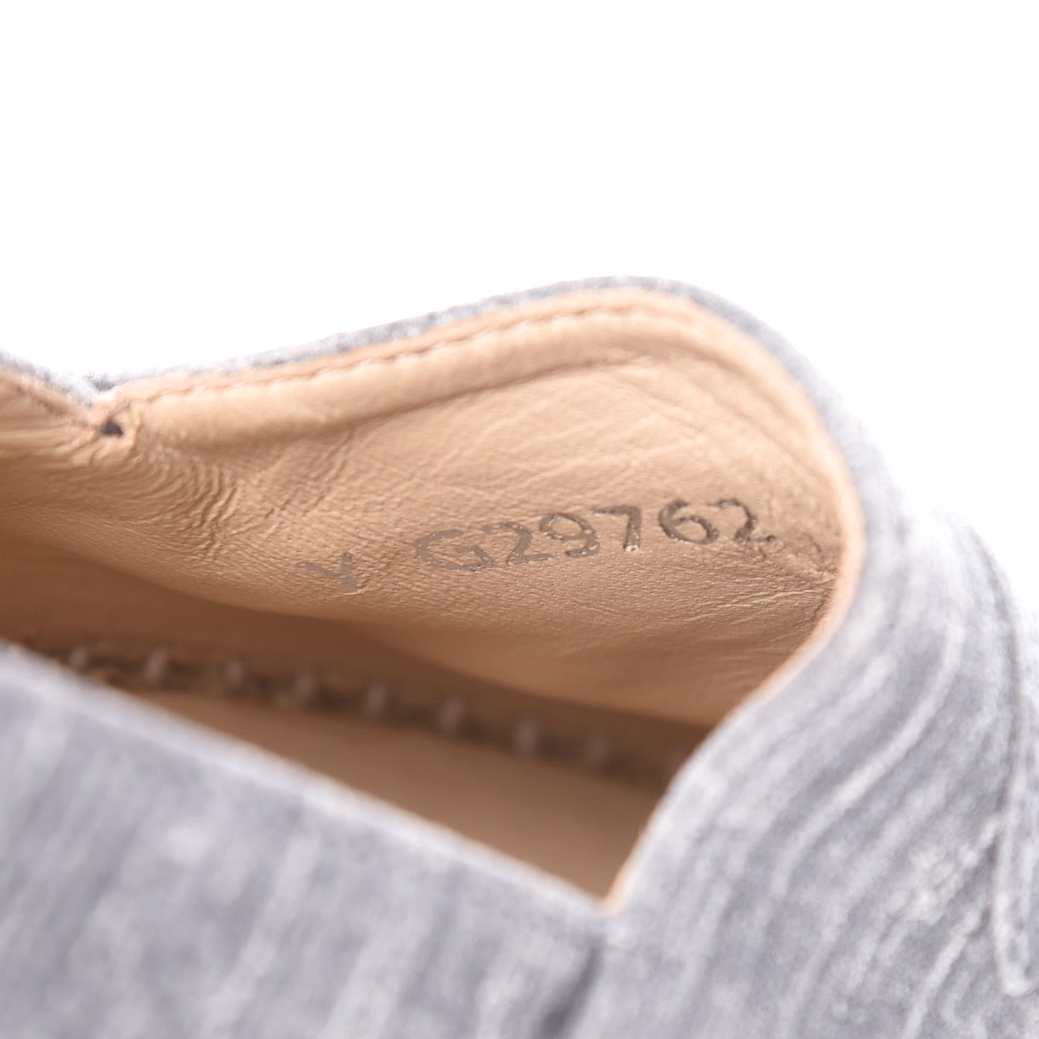 Chanel Striated Suede Espadrilles 37 Dark Grey 10 of 14
