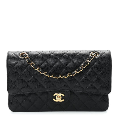 Chanel Caviar Quilted Medium Double Flap Black 1 of 9