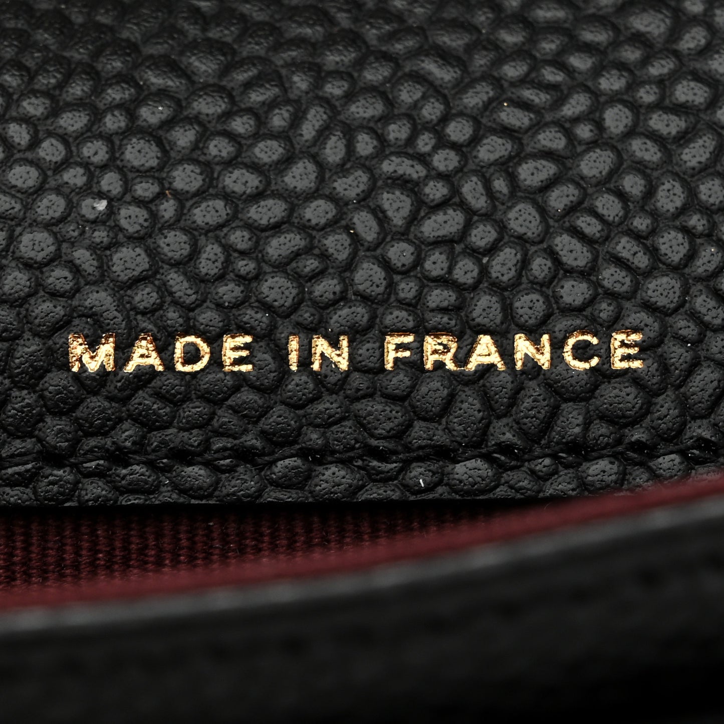 Caviar Quilted Flap Card Holder Wallet Black