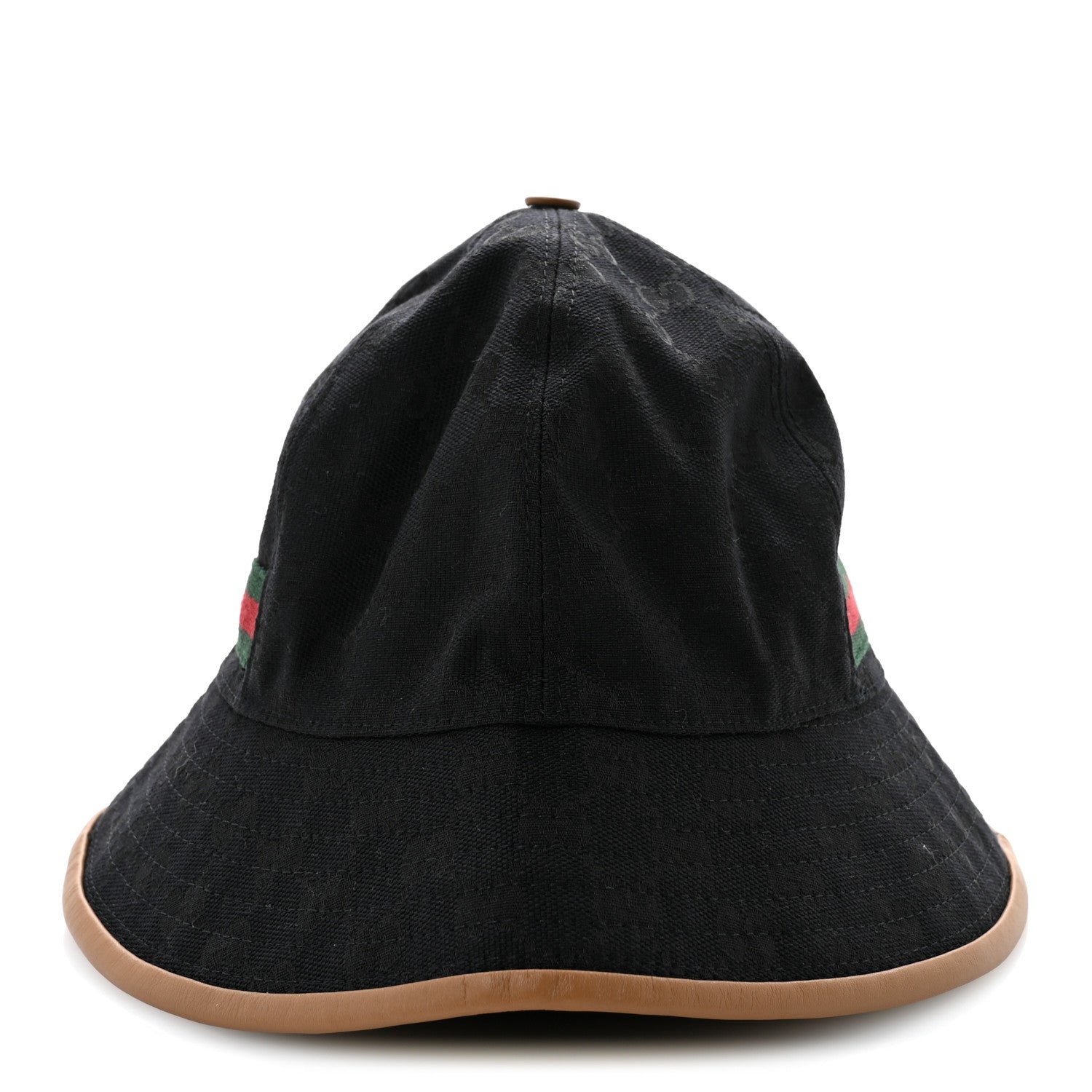 Gucci Monogram Web Bucket Hat S Black 5 of 10