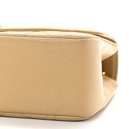Chanel Caviar Quilted Small Single Flap Beige 9 of 9