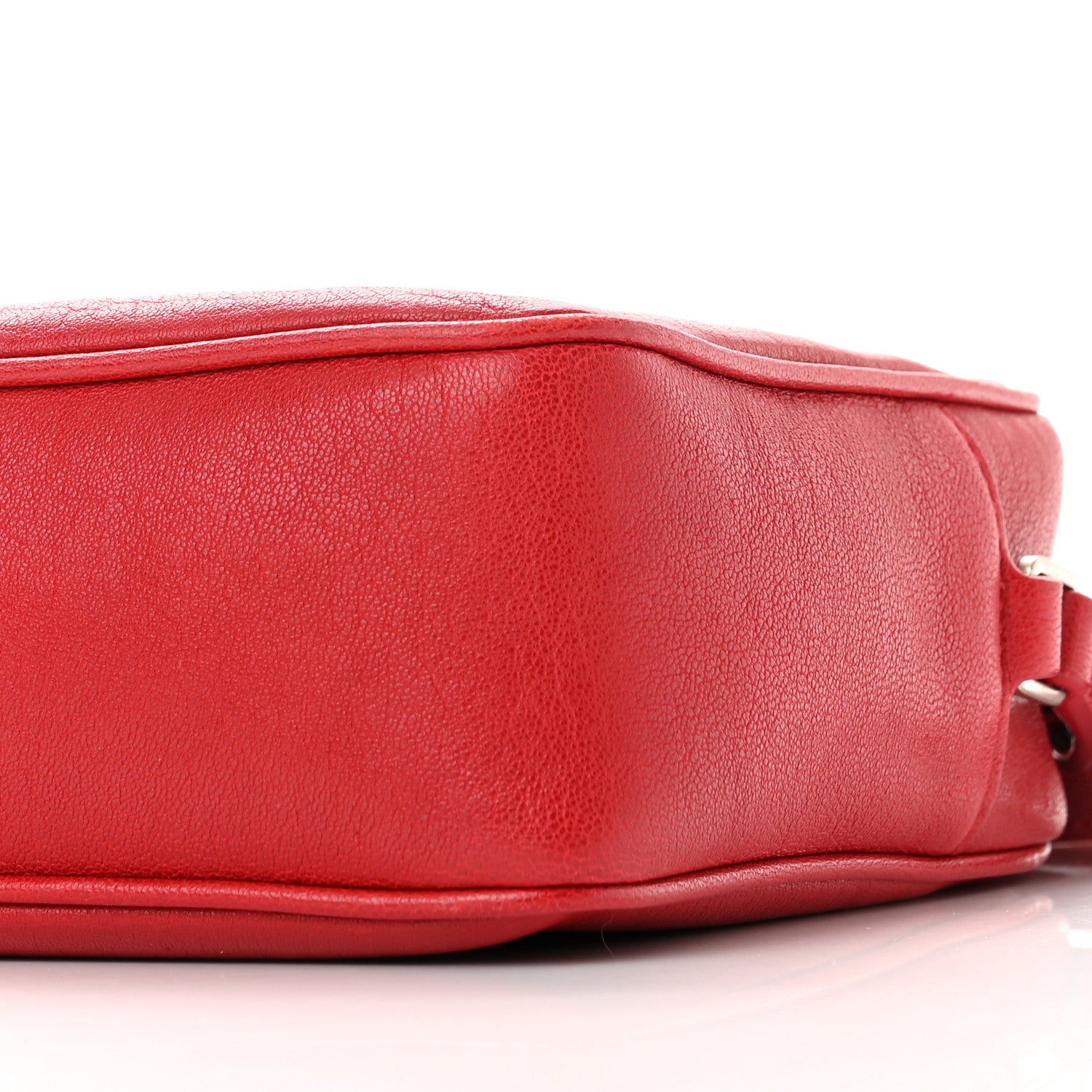 Saint Laurent Calfskin Monogram Small Lou Camera Bag Red 10 of 11