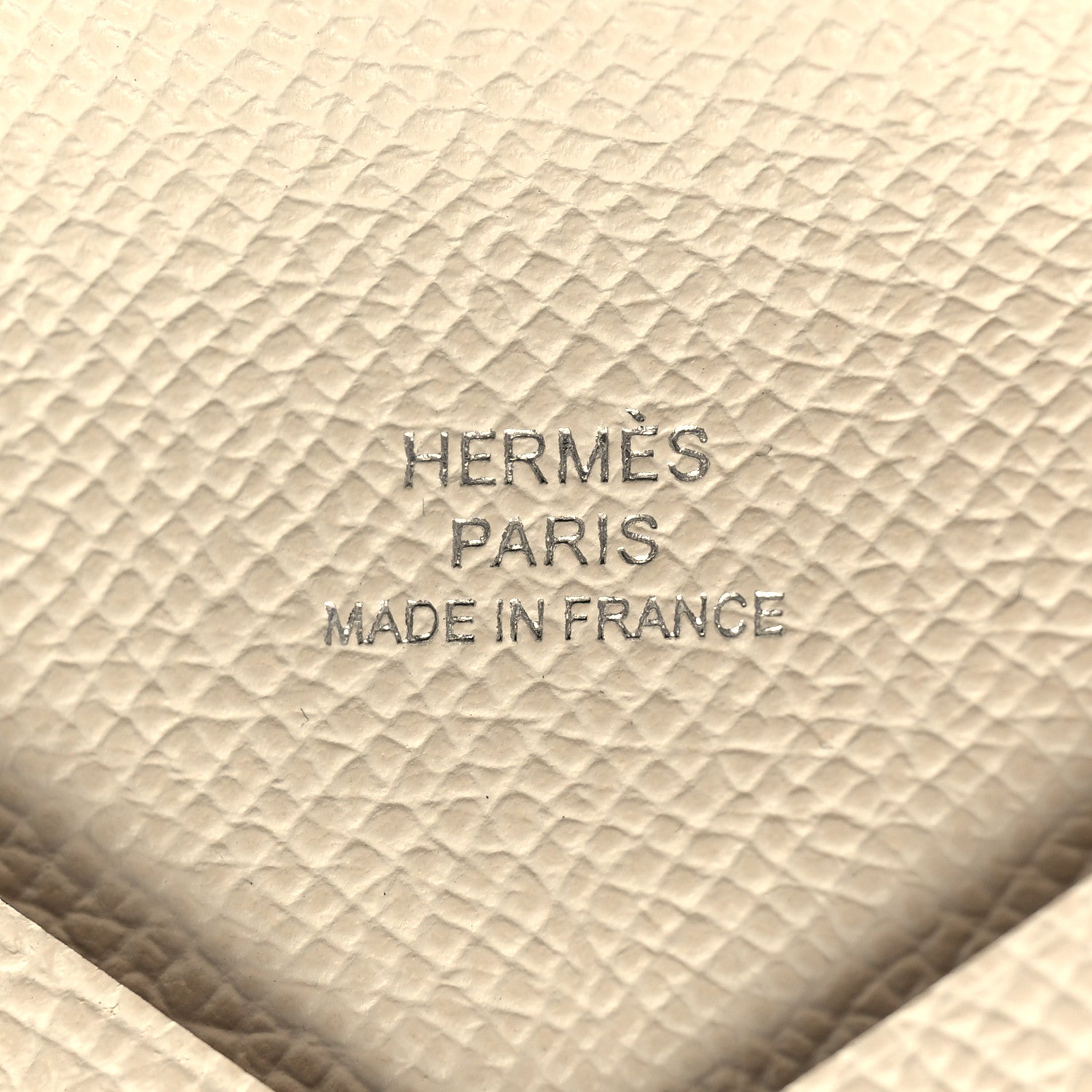 Hermes Epsom Calvi Card Case Craie 8 of 11
