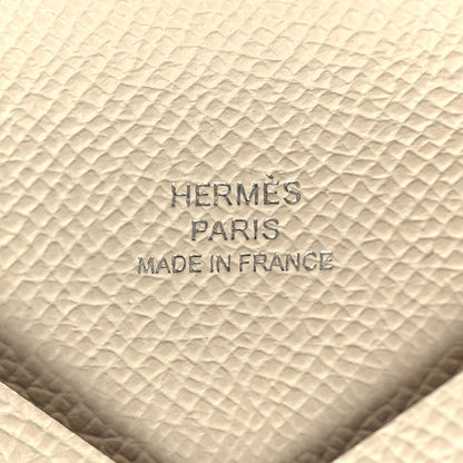 Hermes Epsom Calvi Card Case Craie 8 of 11