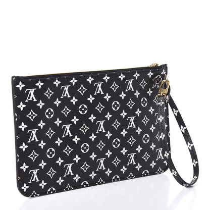 Louis Vuitton Monogram Giant Jungle Neverfull MM GM Pochette Black 3 of 6