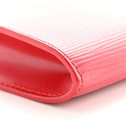Louis Vuitton Epi Pochette Accessories 24 Castillan Red 9 of 14