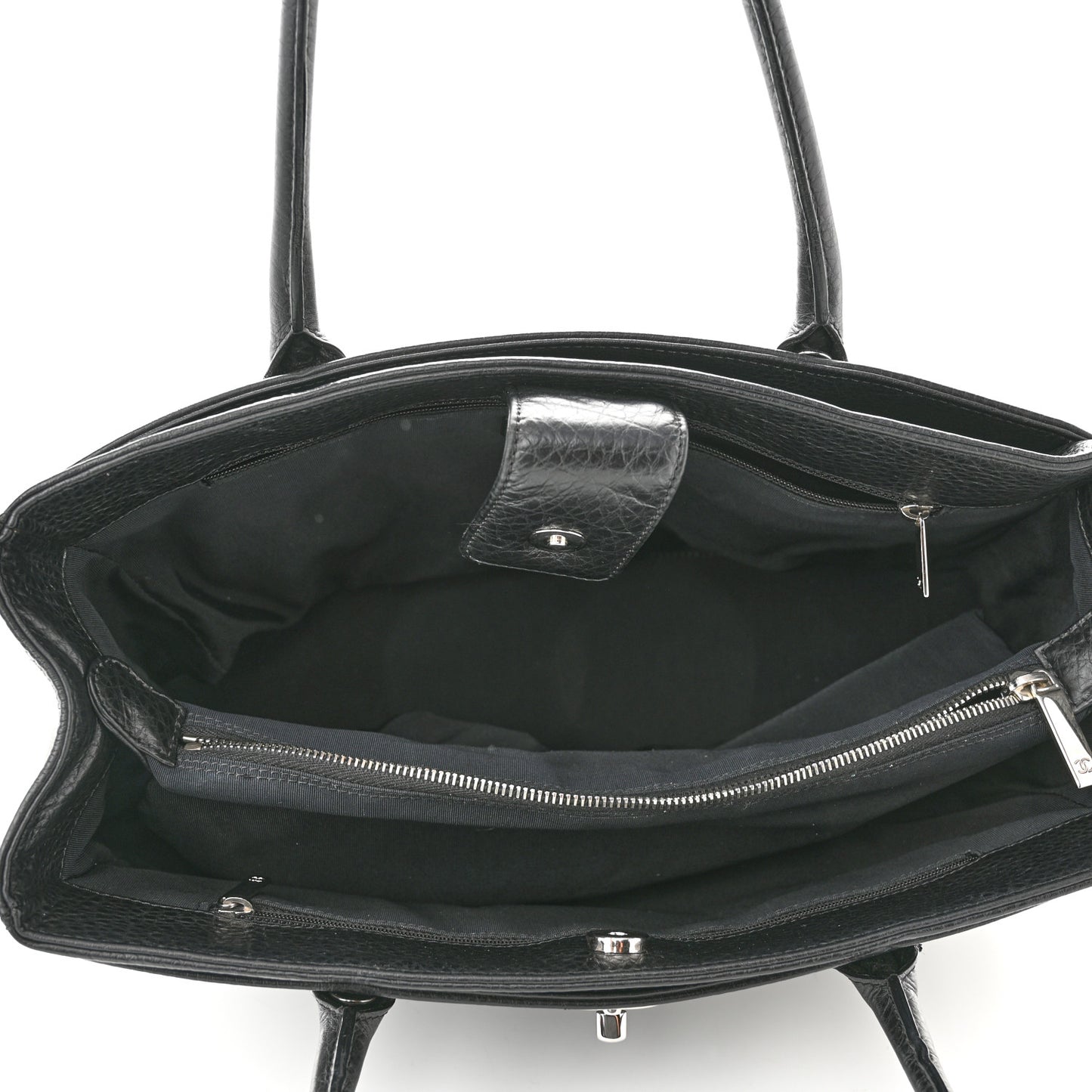 Deerskin Cerf Executive Shopper Tote Black