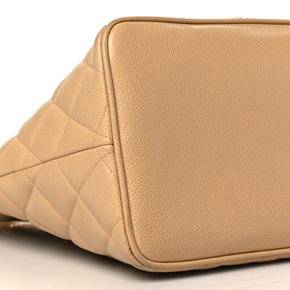 Chanel Caviar Quilted Medallion Tote Beige 10 of 11