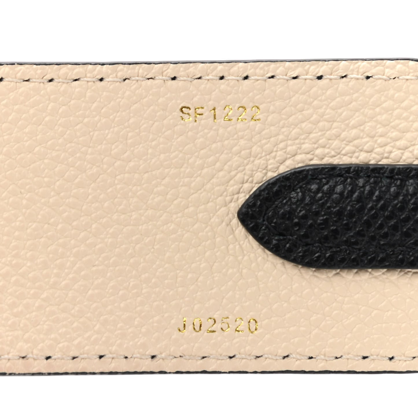Empreinte Monogram Bandouliere Shoulder Strap Black Beige