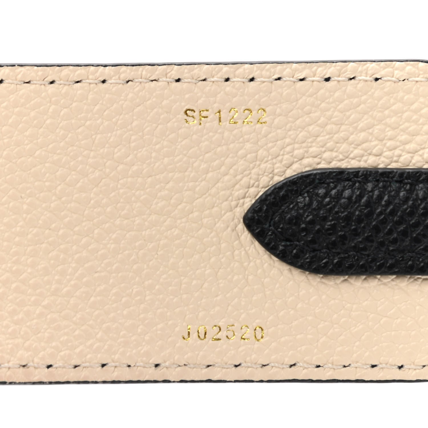 Louis Vuitton Empreinte Monogram Bandouliere Shoulder Strap Black Beige 4 of 7