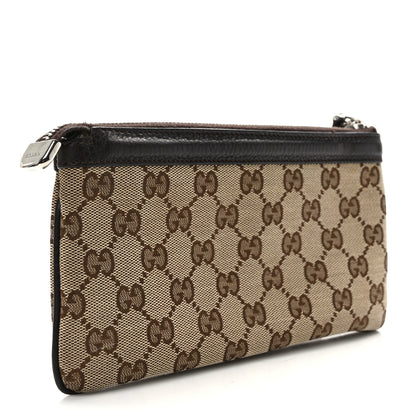 Gucci Monogram Horsebit Wristlet Brown 3 of 7