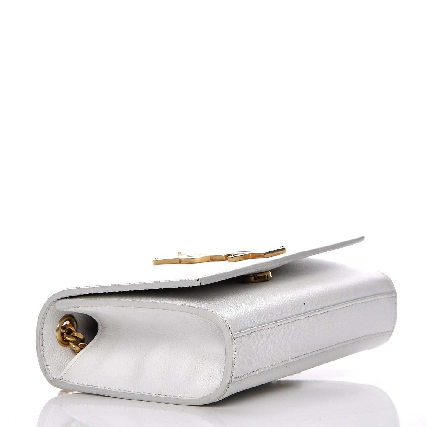 Grain De Poudre Small Monogram Kate Satchel Optical White