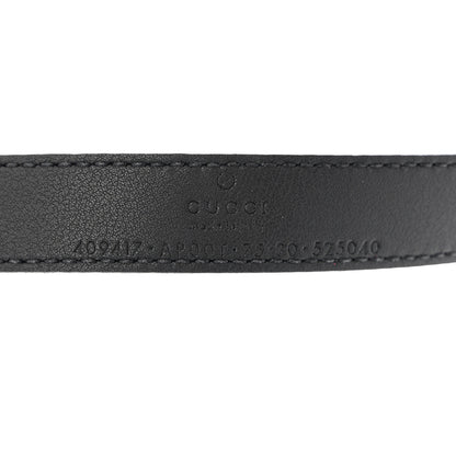 Gucci Calfskin Double G 20mm Belt 75 30 Black 3 of 3
