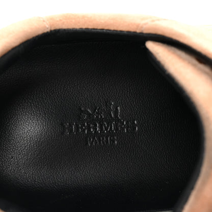 Hermes Suede Day Sneakers 35 Bois De Santal 8 of 10