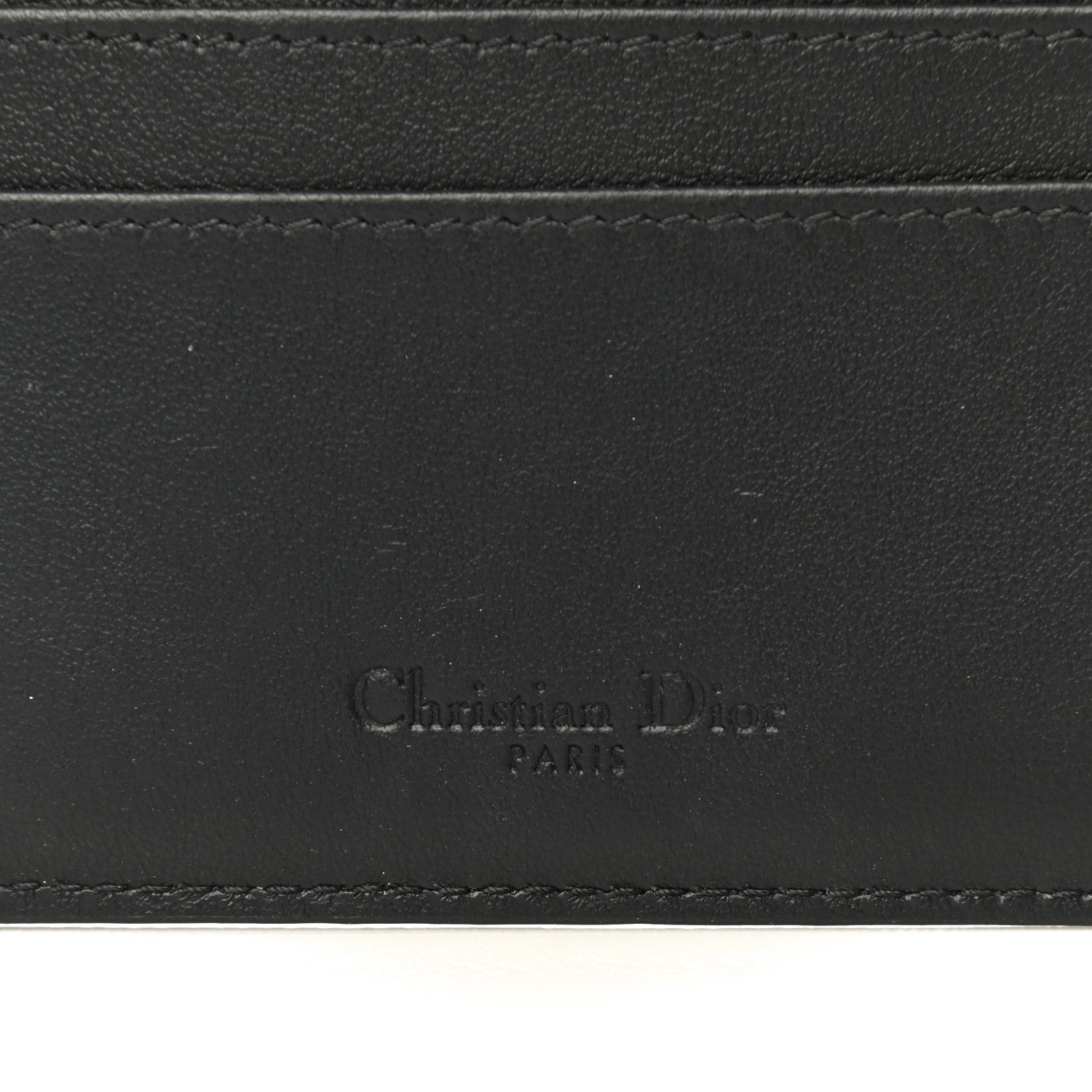 Christian Dior Calfskin Animals Card Holder Green 6 of 9