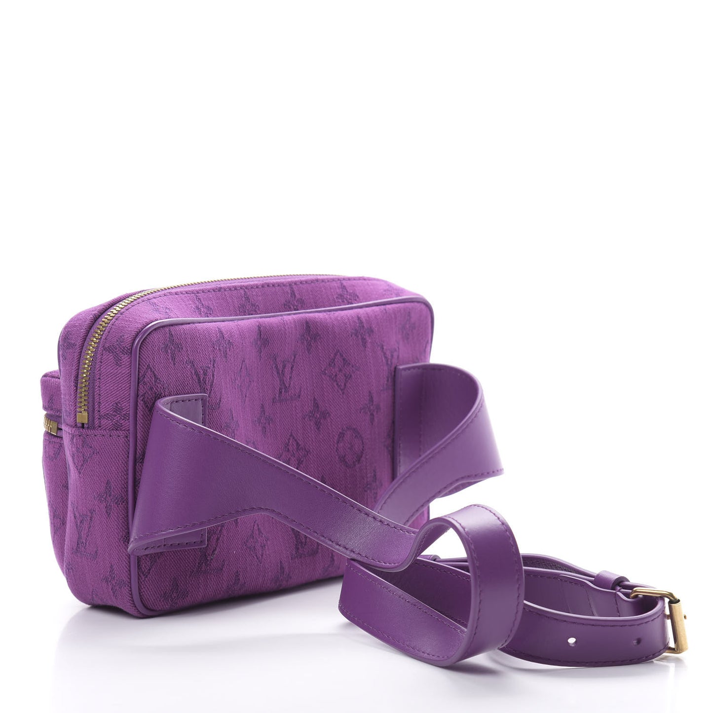 Denim Monogram Outdoor Bumbag Purple