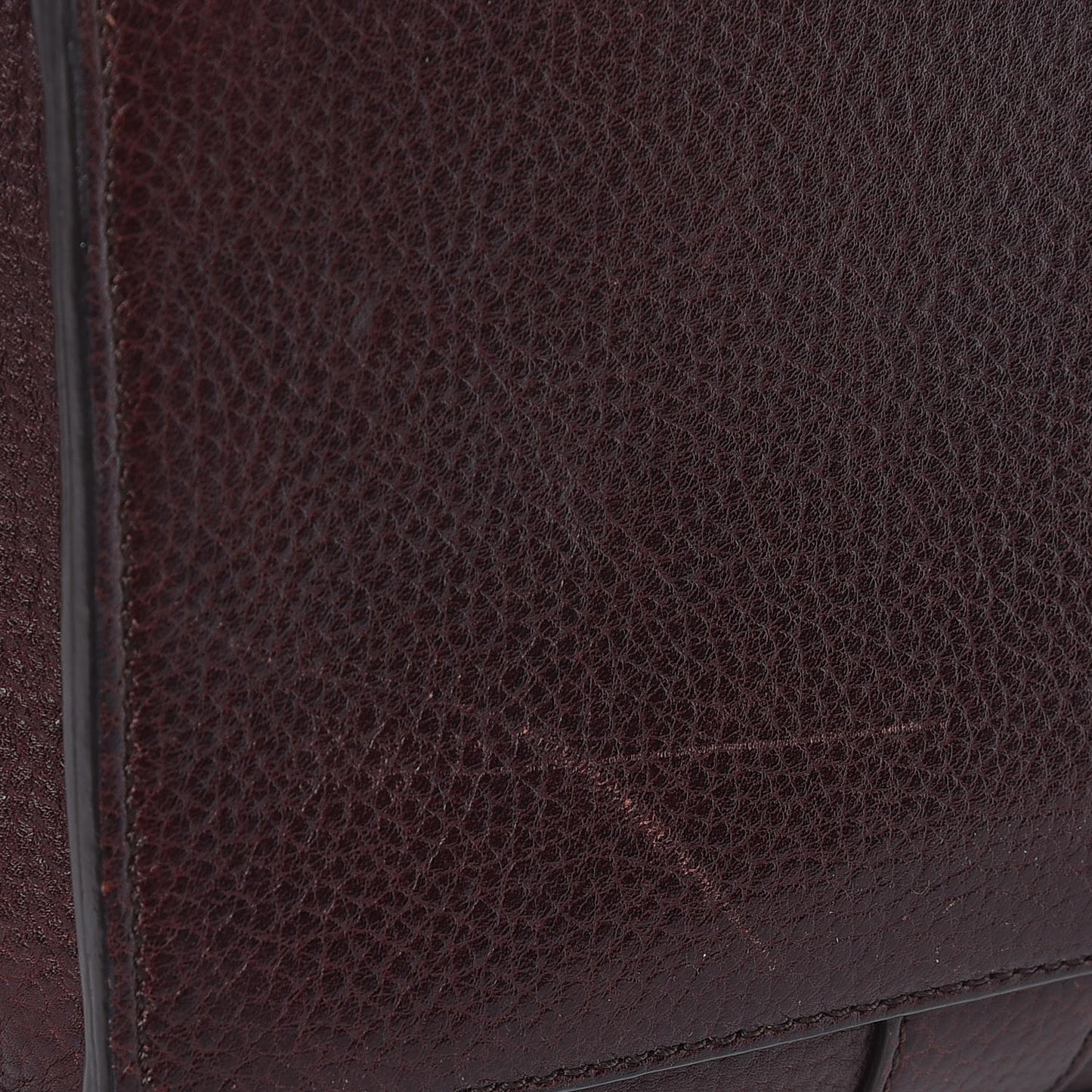 Natural Grain Calfskin New Bayswater Oxblood