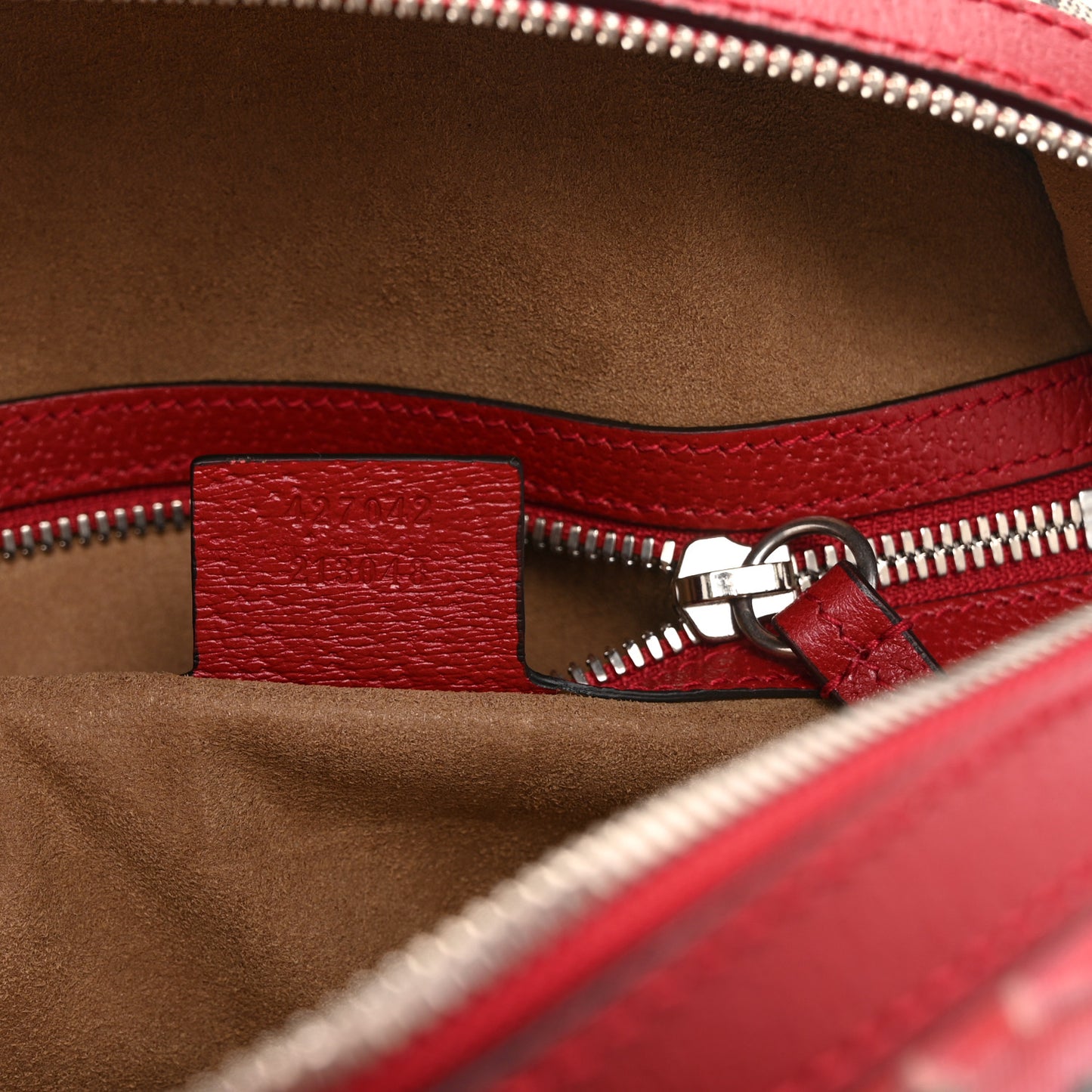 GG Supreme Monogram Tian Web Small Day Backpack Beige Multicolor Red