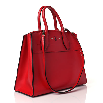 Louis Vuitton Taurillon City Steamer MM Rubis 3 of 10