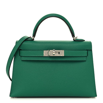 Hermes Epsom Mini Kelly Sellier 20 Vert Vertigo 1 of 10