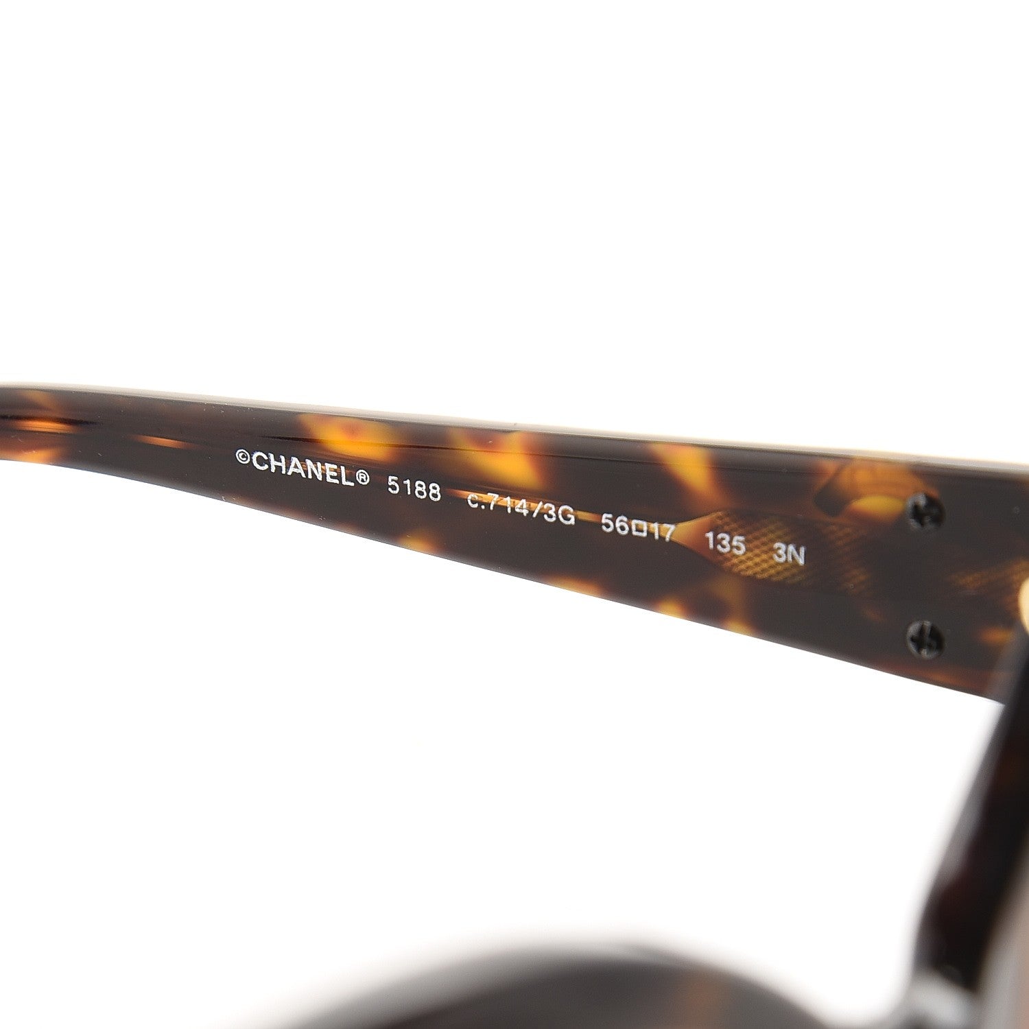 Chanel Quilted CC Sunglasses 5188 Tortoise 6 of 8