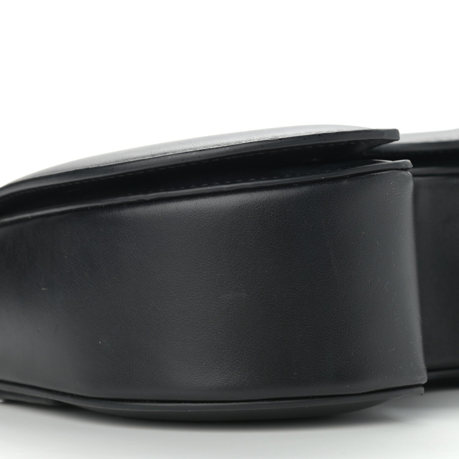 Off-White OFF WHITE Calfskin Burrow Saddle Bag Black 8 of 13