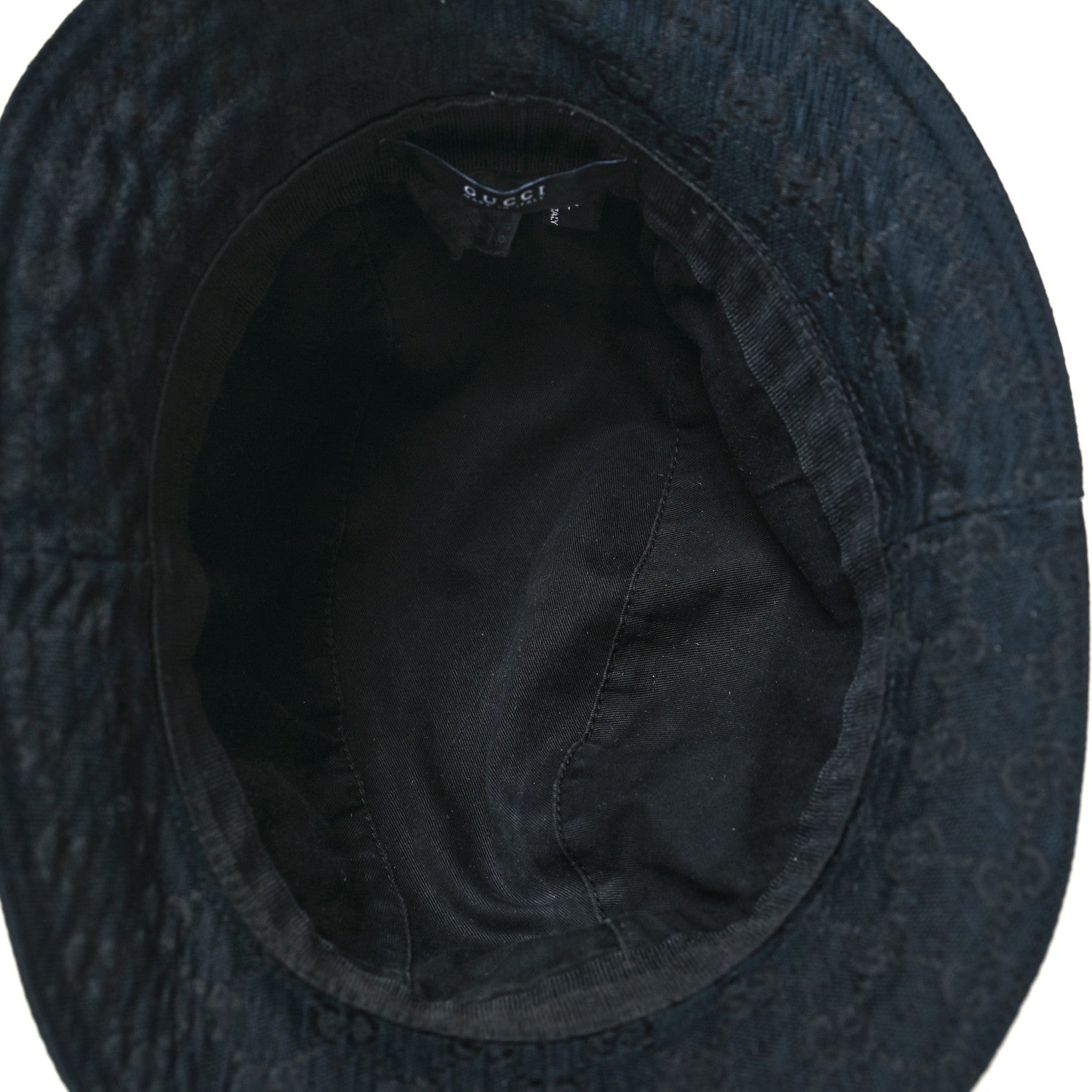 Gucci Monogram Web Bucket Hat XL Black 6 of 7