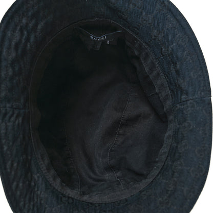 Gucci Monogram Web Bucket Hat XL Black 6 of 7