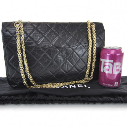 Chanel Aged Calfskin Quilted 50th Anniversary 2.55 Reissue 227 Flap Black 2 of 8